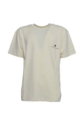 COUNTY OF MILAN short-sleeve logo-detail T-shirt - Neutrals