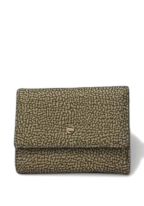 Borbonese patterned wallet - Neutrals