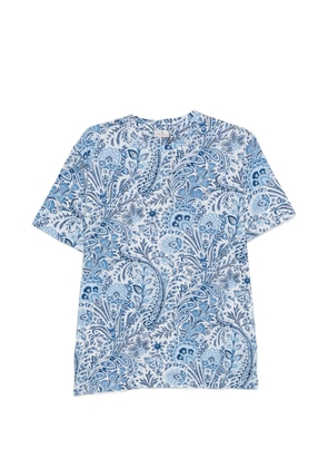 ETRO paisley-print T-shirt - Blue