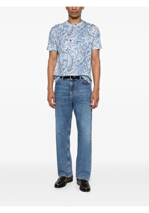 ETRO paisley-print T-shirt - Blue