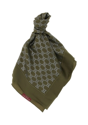 Gucci printed silk scarf - Green