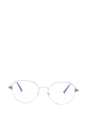 TOM FORD Eyewear metal round frame glasses - Silver