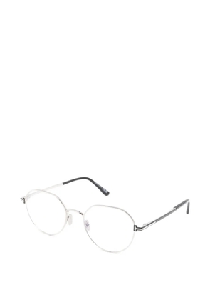 TOM FORD Eyewear metal round frame glasses - Silver