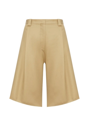 Balenciaga Tulip belt-loop shorts - Neutrals