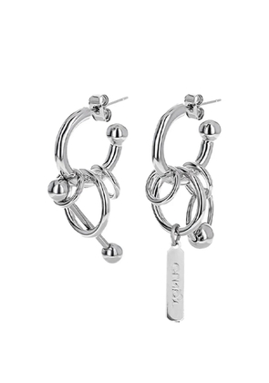 Justine Clenquet Joyce circle earrings - Silver