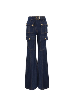ZIMMERMANN Luna flared jeans - Blue