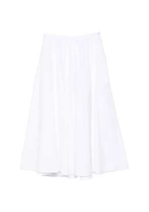 ASPESI cotton midi skirt - White