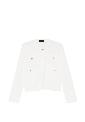 LIU JO pocket cardigan - White