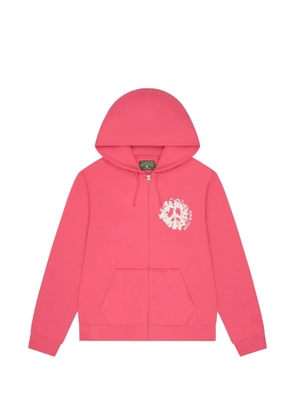 Denim Tears zip hooded sweatshirt - Pink