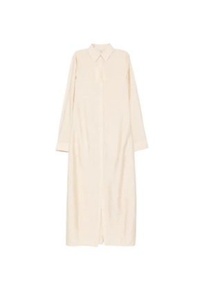 TOTEME parachute shirt maxi dress - Neutrals