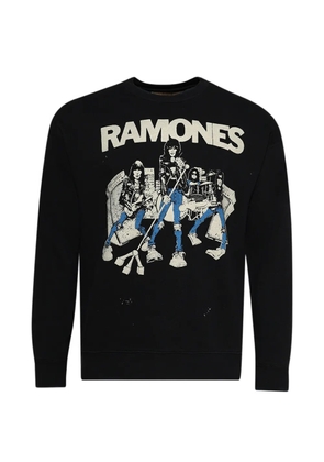 MadeWorn Ramones graphic crew sweatshirt - Black