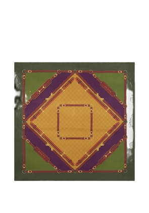 Gucci printed silk scarf - Green