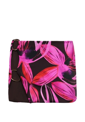 Louisa Ballou floral mini skirt - Pink