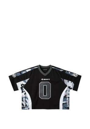 GV Gallery x Raspberry Hills camo-print short-sleeve jersey - Black