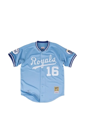 Mitchell & Ness x MLB Bo Jackson Road 1987 Kansas City Royals top - Blue