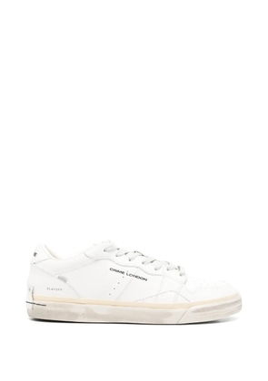 Crime London perforated sneakers - White