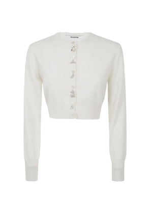 Vivetta fish-detail cardigan - White