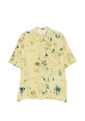 AMARÁNTO floral pocket shirt - Green