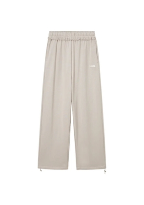 Mini Cream drawstring wide-leg trousers - Neutrals