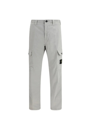 Stone Island logo-patch cargo pants - Grey