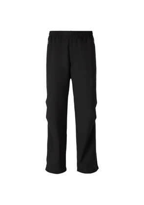 Laminar elastic-waistband trousers - Black