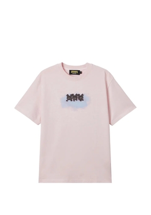 Mini Cream graphic-print T-shirt - Pink