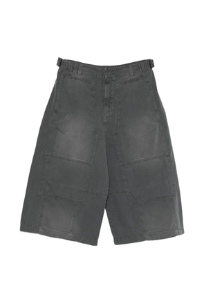 Juun.J panelled shorts - Grey