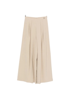 Curiel pleated palazzo pants - Neutrals