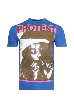 Better with Age protest graphic T-shirt - Blue