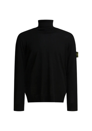 Stone Island logo-detail sweater - Black