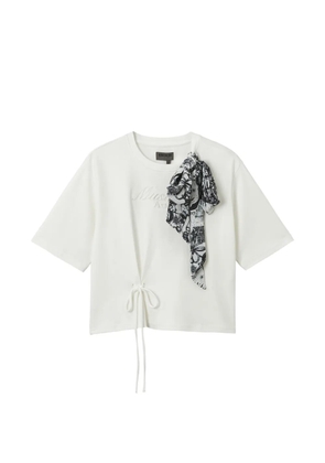 Musium Div. tie-detail T-shirt - Neutrals