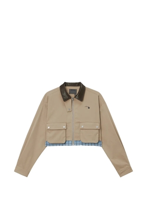 Musium Div. zip-up jacket - Neutrals