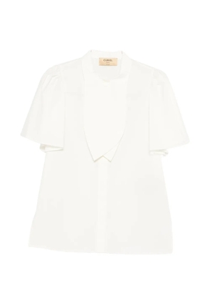 Curiel puff-sleeve blouse - White