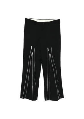 Comme des Garçons Homme Plus zip-detail trousers - Black