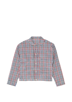 Fortela Peter checked overshirt - White