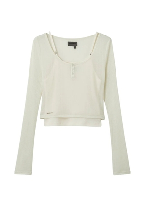 Musium Div. button ribbed top - Neutrals