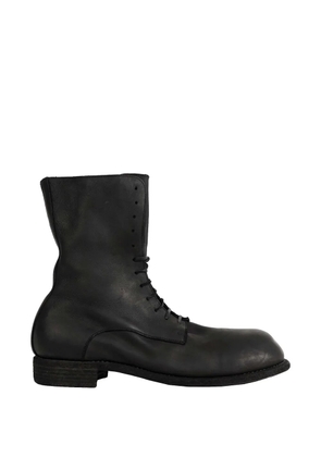Guidi Big Daddy leather ankle boots - Black