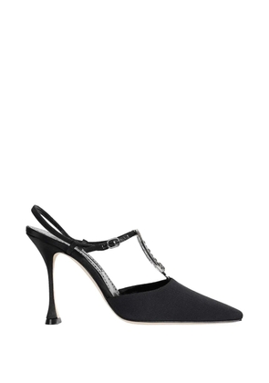 Manolo Blahnik Truta rhinestone-embellished pumps - Black