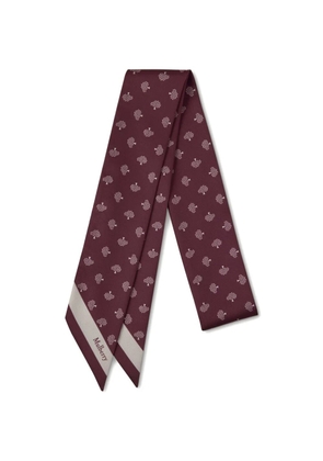 Mulberry Mulberry Tree patterned scarf - Red