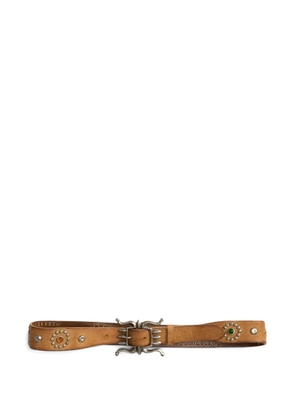Ralph Lauren RRL embellished rover leather belt - Brown