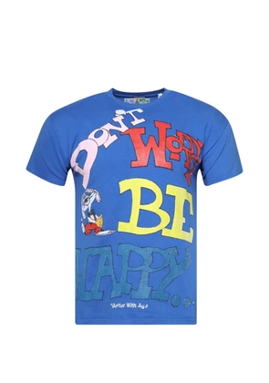Better with Age cartoon-print T-shirt - Blue