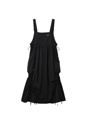 Musium Div. gathered pinafore dress - Black
