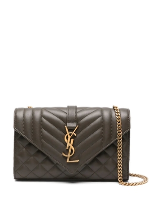 Saint Laurent small Envelope shoulder bag - Brown