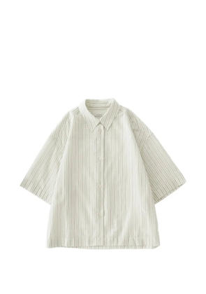 Studio Nicholson Merle point-collar striped shirt - Neutrals