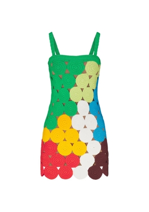 Simon Miller Beep Beep openwork mini dress - Green