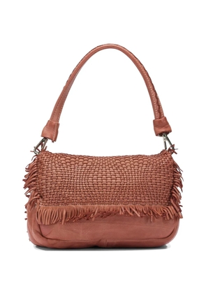 Reptile's House Anfora leather shoulder bag - Brown