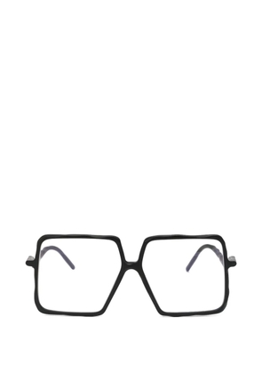 Kuboraum geometric frame glasses - Black