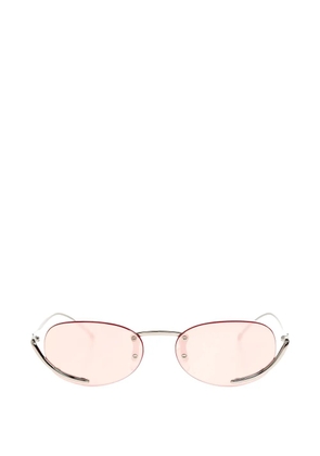 Diesel oval-frame sunglasses - Silver
