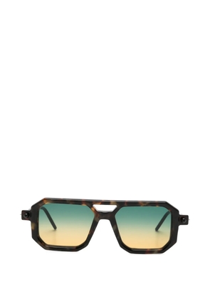 Kuboraum geometric sunglasses - Brown
