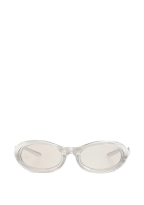 Diesel oval-frame sunglasses - Silver